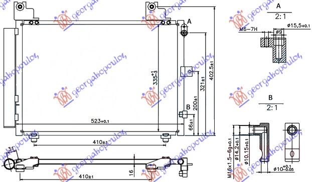 ΨΥΓΕΙΟ A/C 1.3 ΒΕΝΖΙΝΗ (496x351) ΠΛΑΚΑΚΙ/ΡΑΚΟΡ ΜΕ ΦΙΛΤΡΟ