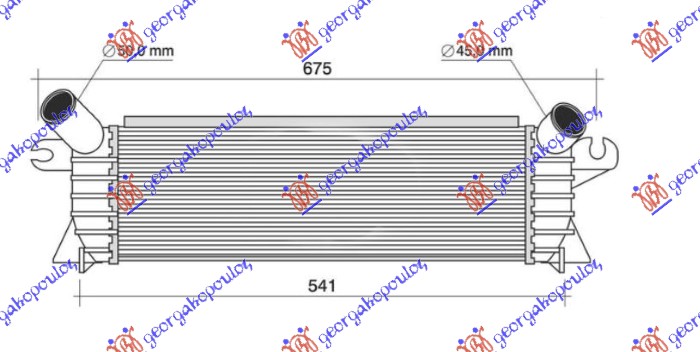 ΨΥΓΕΙΟ INTERCOOLER 1.9 DCI ΠΕΤΡΕΛΑΙΟ 2000- (480x133) (NISSENS)