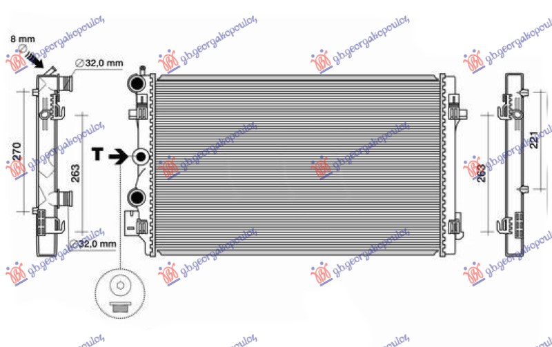 ΨΥΓΕΙΟ 1.4TSi/GTi/RS/CUPRA-1.6/2.0TDi (650x410)(KOYO)