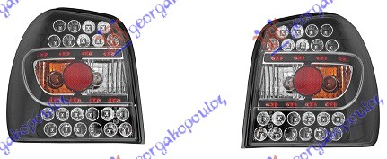 ΦΑΝΟΣ ΠΙΣΩ  ΜΑΥΡΟΣ LED