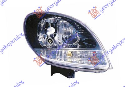 ΦΑΝΟΣ ΕΜΠΡΟΣ ΜΑΥΡΟΣ (Ε)ΛΕΥΚΟ ΦΛΑΣ (TYC) ΔΕΞ