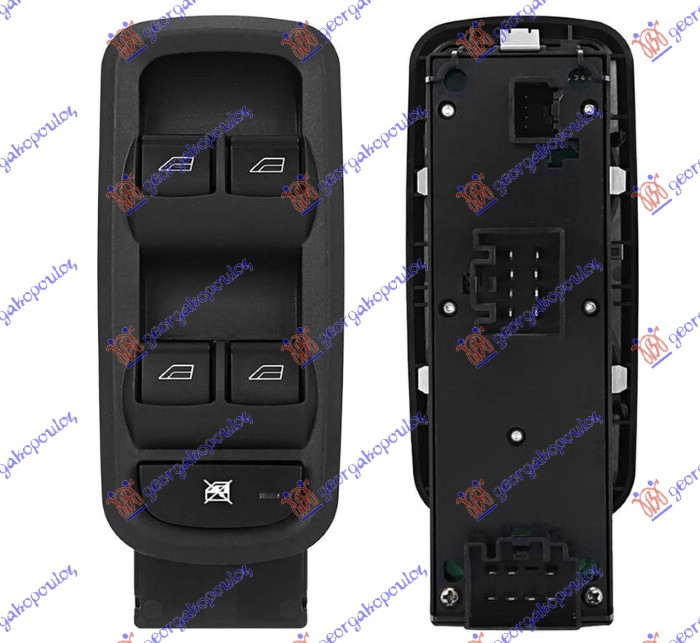 ΔΙΑΚΟΠΤΗΣ ΠΑΡΑΘΥΡΩΝ ΕΜΠΡΟΣ (Τετραπλός) (19PIN) ΑΡ