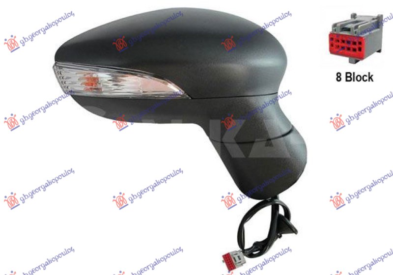 ΚΑΘΡΕΦΤΗΣ ΗΛΕΚΤΡΙΚΟΣ (ΜΕ ΦΛΑΣ) (ASPHERICAL GLASS) ΔΕΞ