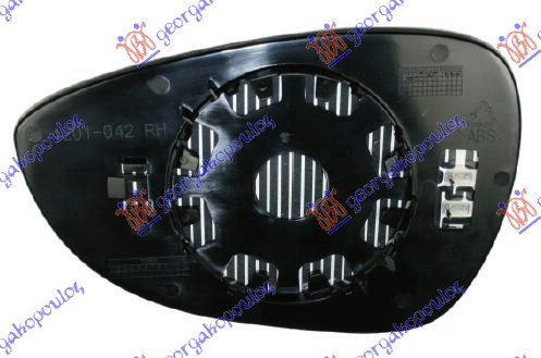 ΚΡΥΣΤΑΛΛΟ ΚΑΘΡΕΦΤΗ ΘΕΡΜΑΙΝΟΜΕΝΟ (ASPHERICAL GLASS) ΔΕΞ