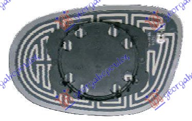 ΚΡΥΣΤΑΛΛΟ ΚΑΘΡΕΦΤΗ ΘΕΡΜΑΙΝΟΜΕΝΟ (CONVEX GLASS) ΔΕΞ