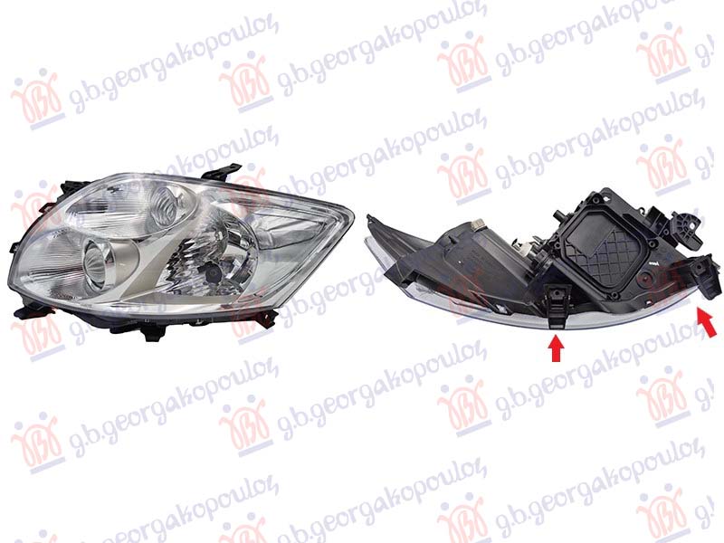 ΦΑΝΟΣ ΕΜΠΡΟΣ ΗΛΕΚΤΡΙΚΟΣ (ΧΡΩΜΙΟ) (ΤΥΠΟΥ VALEO) (ΧΩΡΙΣ ΜΟΤΕΡ) (E) (DEPO) ΑΡ