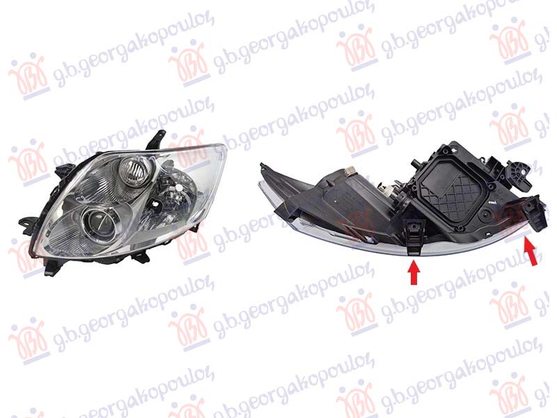 ΦΑΝΟΣ ΕΜΠΡΟΣ ΗΛΕΚΤΡΙΚΟΣ (ΧΡΩΜΙΟ) (ΤΥΠΟΥ VALEO) (ΜΕ ΜΟΤΕΡ) (E) (TYC) ΑΡ