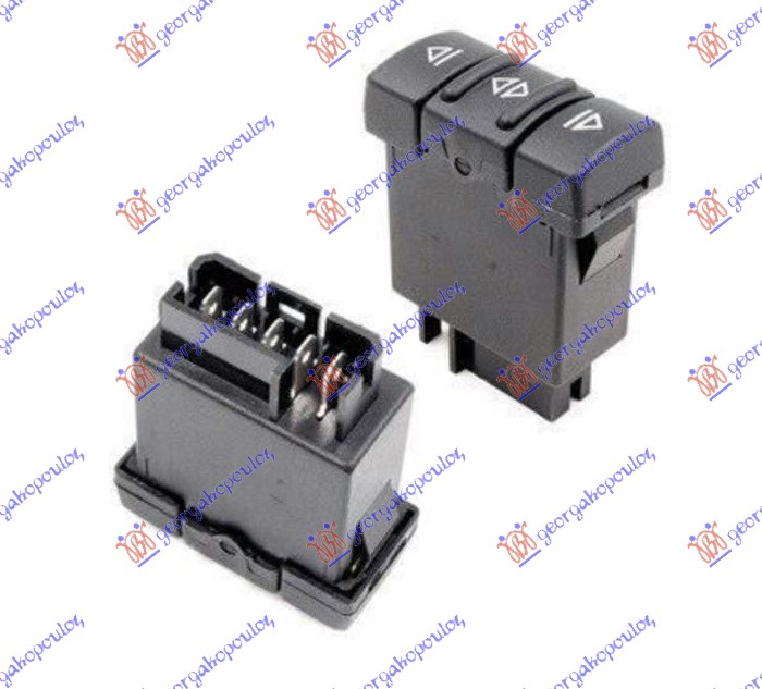 ΔΙΑΚΟΠΤΗΣ ΠΑΡΑΘΥΡΟΥ ΕΜΠΡΟΣ (Διπλός) (5pin) ΑΡ