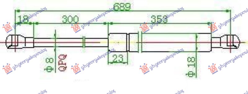 ΑΜΟΡΤΙΣΕΡ ΚΑΠΟ ΕΜΠΡΟΣ (685L-200N)