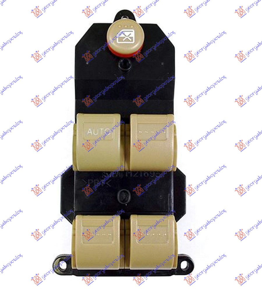 ΔΙΑΚΟΠΤΗΣ ΠΑΡΑΘΥΡΟΥ ΕΜΠΡΟΣ (Τετραπλός) (20pin)ΚΑΦΕ ΑΡ