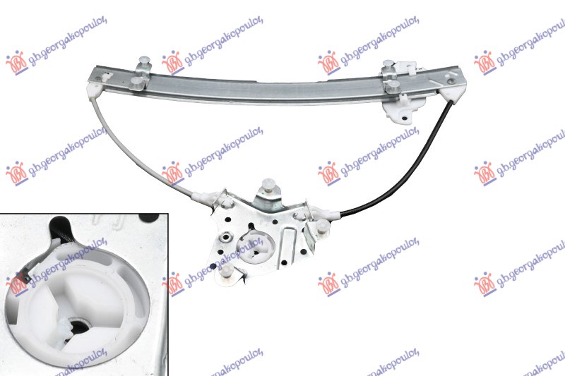 ΓΡΥΛΛΟΣ ΠΑΡΑΘΥΡΟΥ ΕΜΠΡΟΣ ΗΛΕΚΤΡΙΚΟΣ (ΧΩΡΙΣ ΜΟΤΕΡ) (ΚΑΡΕ ΑΣΤΕΡΙ 3 ΔΟΝΤΙΑ) ΑΡ