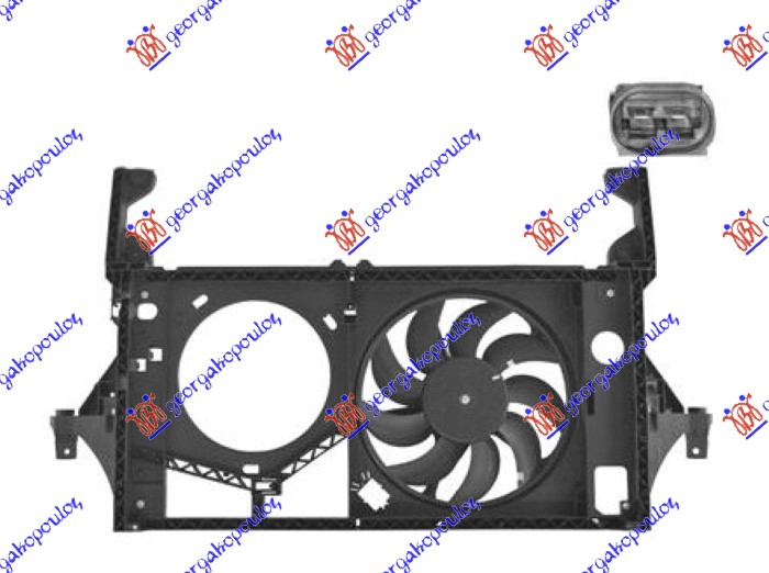 ΒΕΝΤΙΛΑΤΕΡ ΨΥΓΕΙΟΥ ΚΟΜΠΛΕ 1.9-2.2-2.5-2.8-3.0 ΠΕΤΡΕΛΑΙΟ (- A/C)