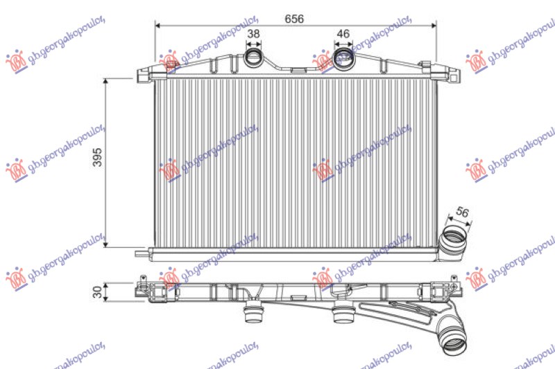 ΨΥΓΕΙΟ INTERCOOLER 2.2-3.0 ΠΕΤΡΕΛΑΙΟ ΑΥΤΟΜΑΤΟ (770x392)