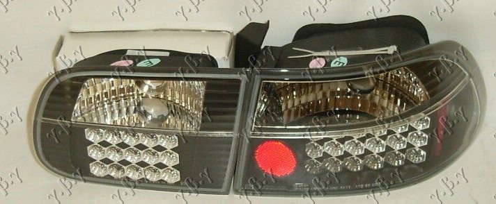 ΦΑΝΟΣ ΠΙΣΩ ΣΕΤ LED ΜΑΥΡΟ 3Π