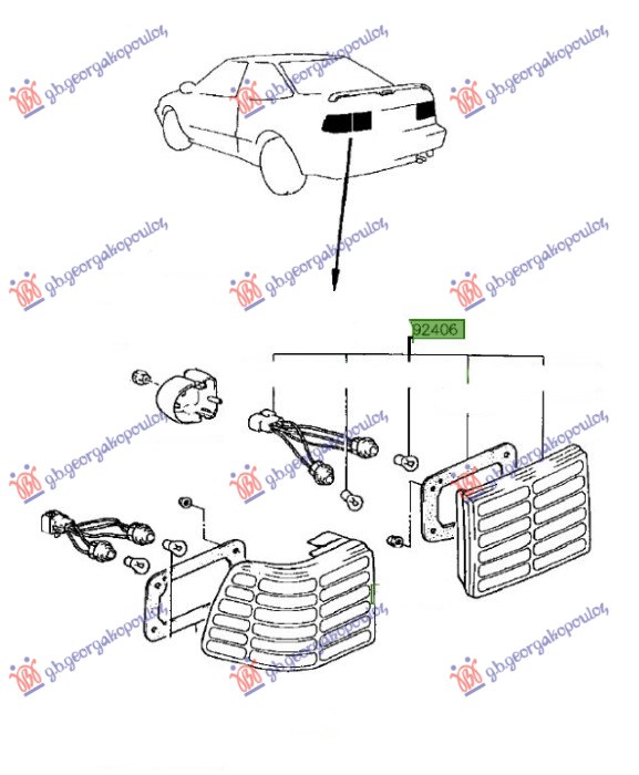 ΦΑΝΟΣ ΠΙΣΩ ΕΣΩ ΔΕΞ