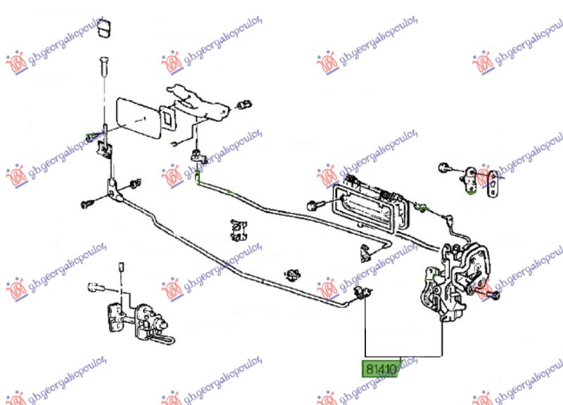 ΚΛΕΙΔΑΡΙΑ ΠΟΡΤΑΣ ΠΙΣΩ ΑΡ