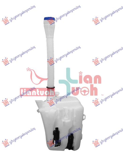 ΔΟΧΕΙΟ ΝΕΡΟΥ ΥΑΛΟΚΑΘΑΡΙΣΤΗΡΩΝ ΜΕ ΠΙΤΣΙΛΙΣΤΗΡΙΑ ΦΑΝΩΝ (ΜΕ ΛΑΙΜΟ & ΤΑΠΑ & 2 ΜΟΤΕΡ)