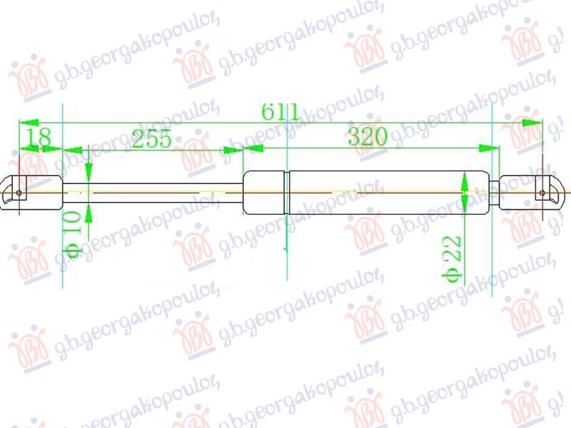 ΑΜΟΡΤΙΣΕΡ ΚΑΠΟ ΕΜΠΡΟΣ (609L-360N)