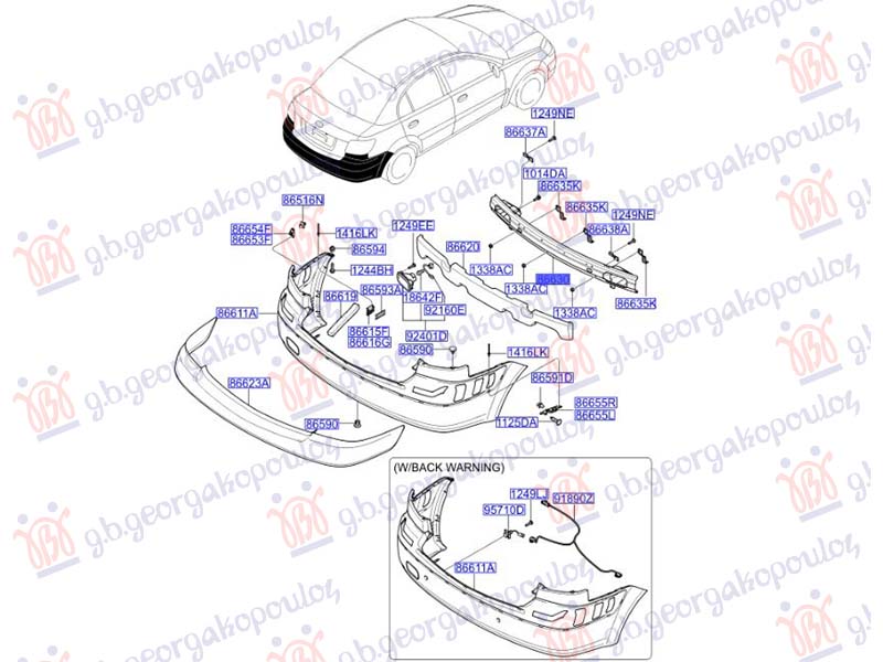 ΤΡΑΒΕΡΣΑ ΠΡΟΦΥΛΑΚΤΗΡΑ ΠΙΣΩ 5Π (Γ)