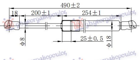 ΑΜΟΡΤΙΣΕΡ ΜΠΑΓΚΑΖ 5Π (490L-380N)