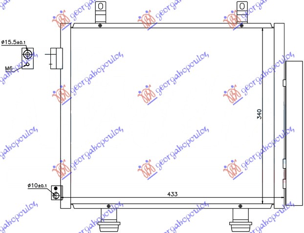 ΨΥΓΕΙΟ A/C (433x340x16)