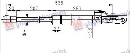 ΑΜΟΡΤΙΣΕΡ ΜΠΑΓΚΑΖ (535L-375N) ΑΡ