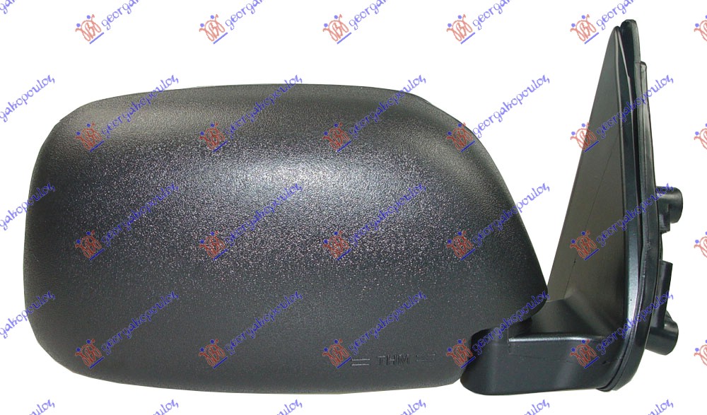 ΚΑΘΡΕΦΤΗΣ ΧΕΙΡΟΚΙΝΗΤΟΣ ΜΑΥΡΟΣ (CONVEX GLASS) ΔΕΞ