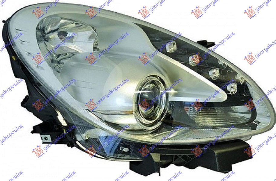 ΦΑΝΟΣ ΕΜΠΡΟΣ ΒιΧΕΝΟΝ ΕΞΥΠΝΟ ΜΕ ΦΩΣ ΗΜΕΡΑΣ LED (MARELLI) ΔΕΞ