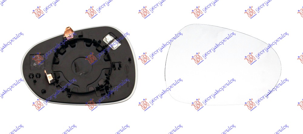 ΚΡΥΣΤΑΛΛΟ ΚΑΘΡΕΦΤΗ ΘΕΡΜΑΙΝΟΜΕΝΟ (CONVEX GLASS) ΔΕΞ