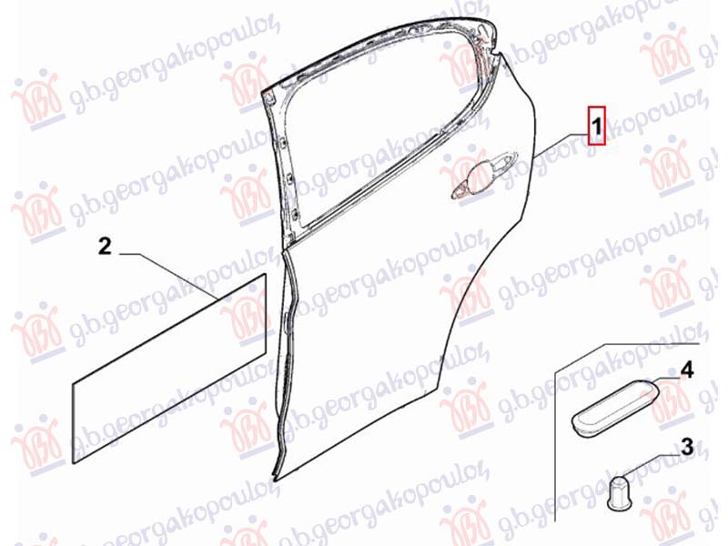 ΠΟΡΤΑ ΠΙΣΩ (Γ) ΔΕΞ