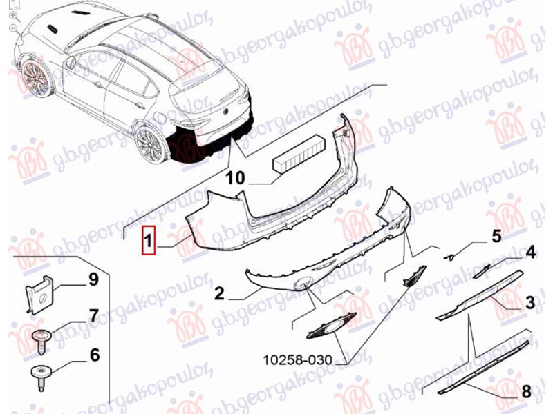 ΠΡΟΦΥΛΑΚΤΗΡΑΣ ΠΙΣΩ ΑΝΩ (ME 4 PDC) (Γ)