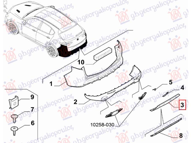 ΔΙΑΚΟΣΜΗΤΙΚΟ ΠΡΟΦΥΛΑΚΤΗΡΑ ΠΙΣΩ ΚΑΤΩ (Γ)