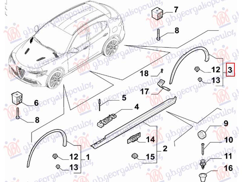 ΚΟΥΡΜΠΑ ΠΙΣΩ ΠΛΑΣΤΙΚΗ (Γ) ΔΕΞ