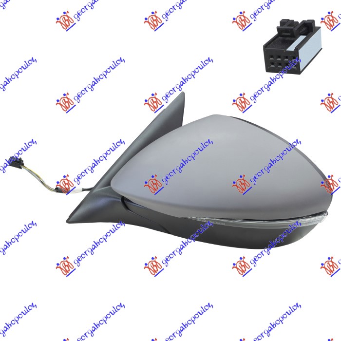 ΚΑΘΡΕΦΤΗΣ ΗΛΕΚΤΡΙΚΟΣ ΘΕΡΜΑΙΝΟΜΕΝΟΣ ΒΑΦΟΜΕΝΟΣ (ΜΕ ΦΛΑΣ) (CONVEX GLASS) ΑΡ