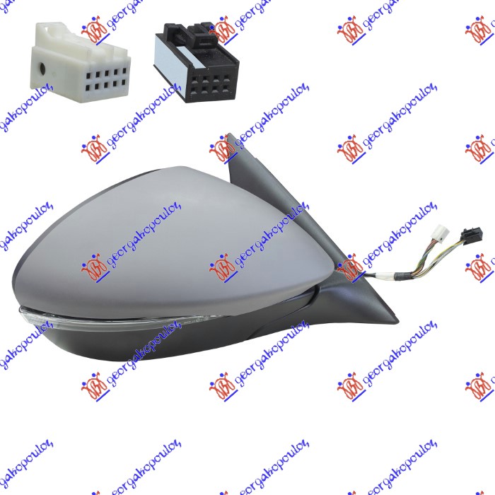 ΚΑΘΡΕΦΤΗΣ ΗΛΕΚΤΡΙΚΟΣ ΘΕΡΜΑΙΝΟΜΕΝΟΣ ΗΛΕΚΤΡΙΚΑ ΑΝΑΚΛΙΝΟΜΕΝΟΣ ΒΑΦΟΜΕΝΟΣ (ΜΕ ΦΛΑΣ & ΑΙΣΘΗΤΗΡΑ & BLIS) (CONVEX GLASS) ΔΕΞ