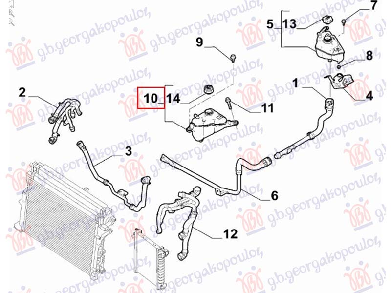 ΔΟΧΕΙΟ ΝΕΡΟΥ ΨΥΓΕΙΟΥ (2.2L) (Γ)