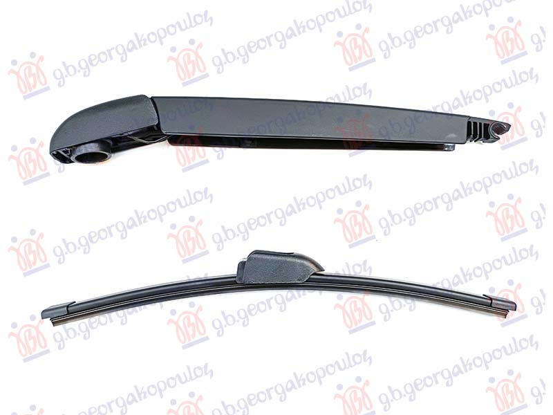 ΥΑΛΟΚΑΘΑΡΙΣΤΗΡΑΣ ΠΙΣΩ ΜΕ ΜΠΡΑΤΣΟ 330mm