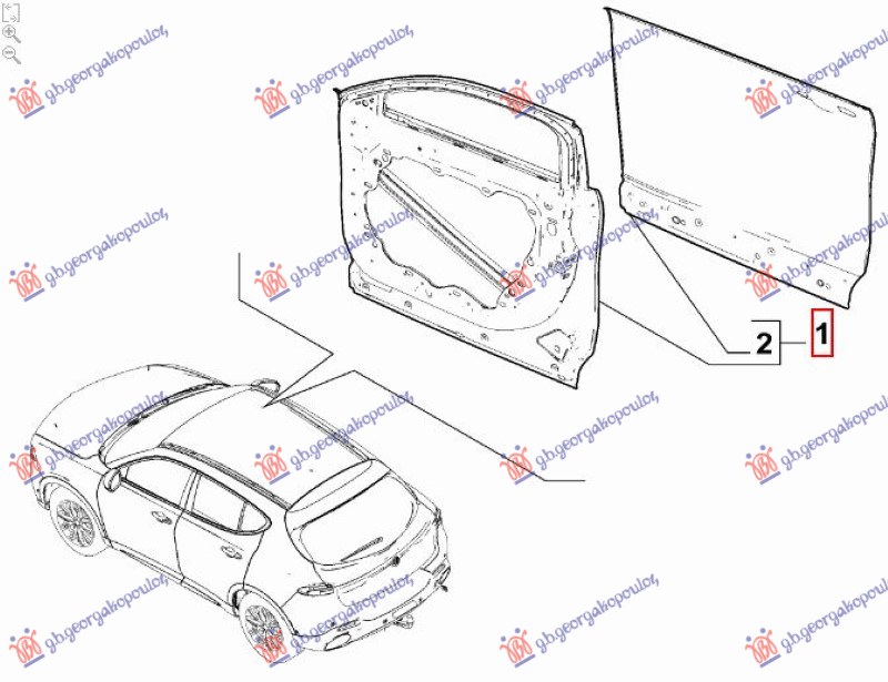 ΠΟΡΤΑ ΕΜΠΡΟΣ (Γ) ΔΕΞ