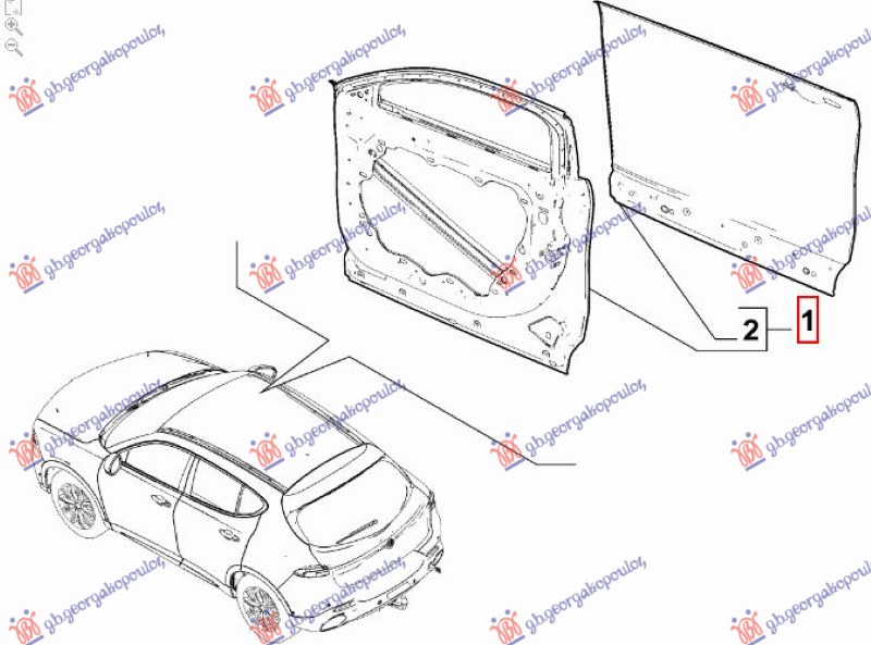 ΠΟΡΤΑ ΕΜΠΡΟΣ (Γ) ΑΡ