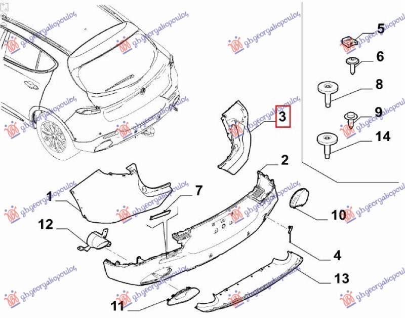ΑΚΡΟ ΠΡΟΦΥΛΑΚΤΗΡΑ ΠΙΣΩ (Γ) ΔΕΞ