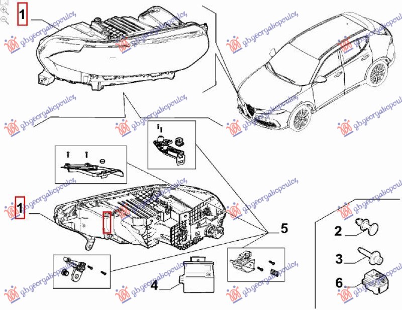 ΦΑΝΟΣ ΕΜΠΡΟΣ FULL LED MATRIX (Γ) ΔΕΞ