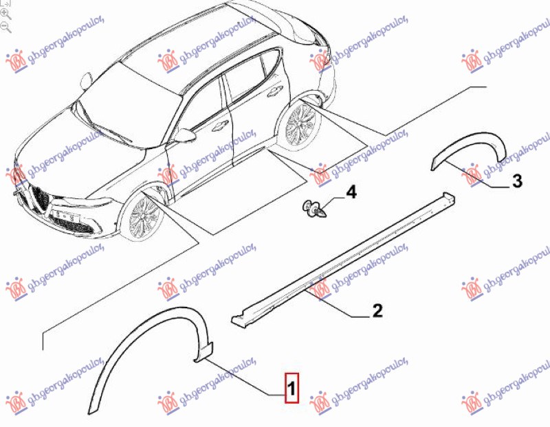 ΠΛΑΣΤΙΚΗ ΚΟΥΡΜΠΑ ΦΤΕΡΟΥ ΕΜΠΡΟΣ (Γ) ΔΕΞ