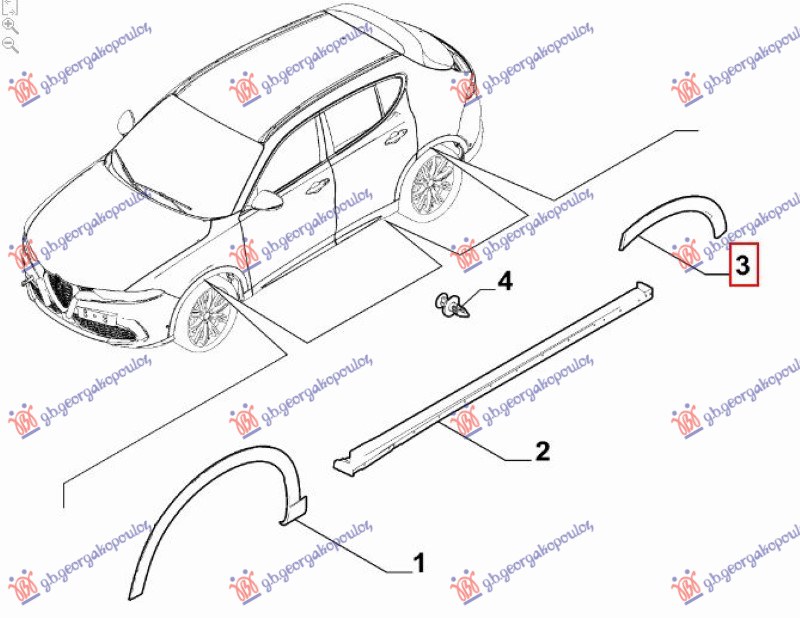 ΠΛΑΣΤΙΚΗ ΚΟΥΡΜΠΑ ΦΤΕΡΟΥ ΠΙΣΩ (Γ) ΔΕΞ
