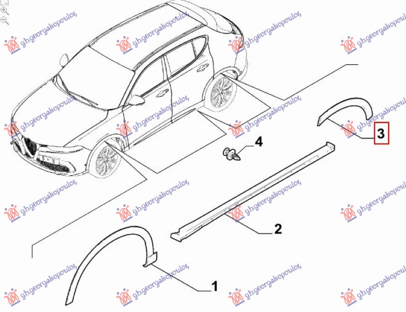 ΠΛΑΣΤΙΚΗ ΚΟΥΡΜΠΑ ΦΤΕΡΟΥ ΠΙΣΩ (Γ) ΑΡ