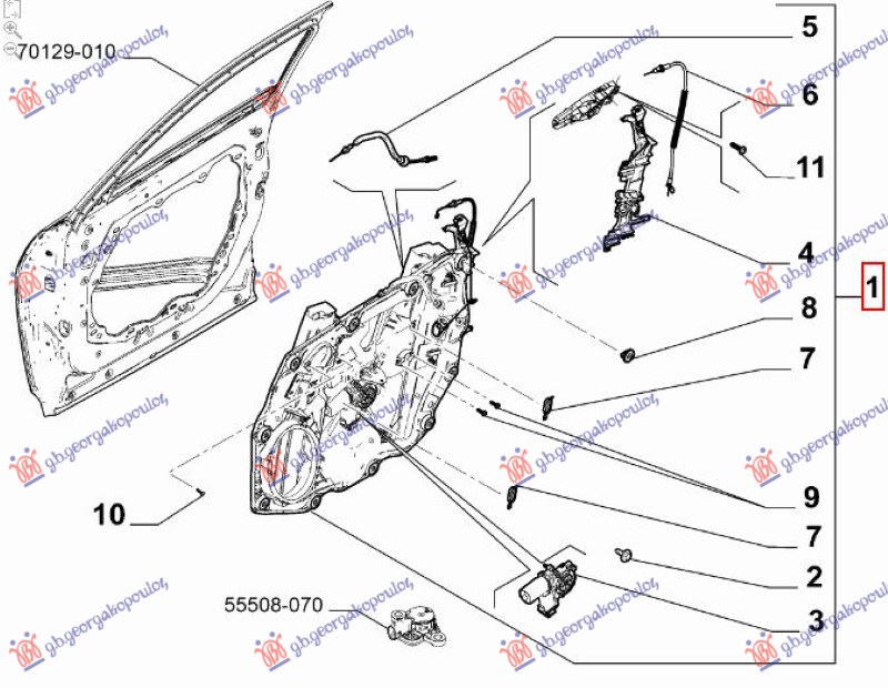 ΓΡΥΛΛΟΣ ΠΑΡΑΘΥΡΟΥ ΕΜΠΡΟΣ ΗΛΕΚΤΡΙΚΟΣ (ΧΩΡΙΣ ΜΟΤΕΡ) (ΜΕ ΕΠΕΝΔΥΣΗ) (Γ) ΑΡ