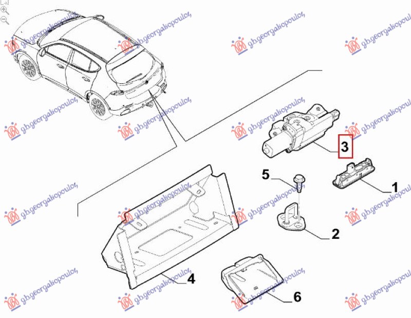 ΚΛΕΙΔΑΡΙΑ ΠΟΡΤΑΣ ΠΙΣΩ 5ης ΗΛΕΚΤΡΟΜΑΓΝΗΤΙΚΗ (Γ)