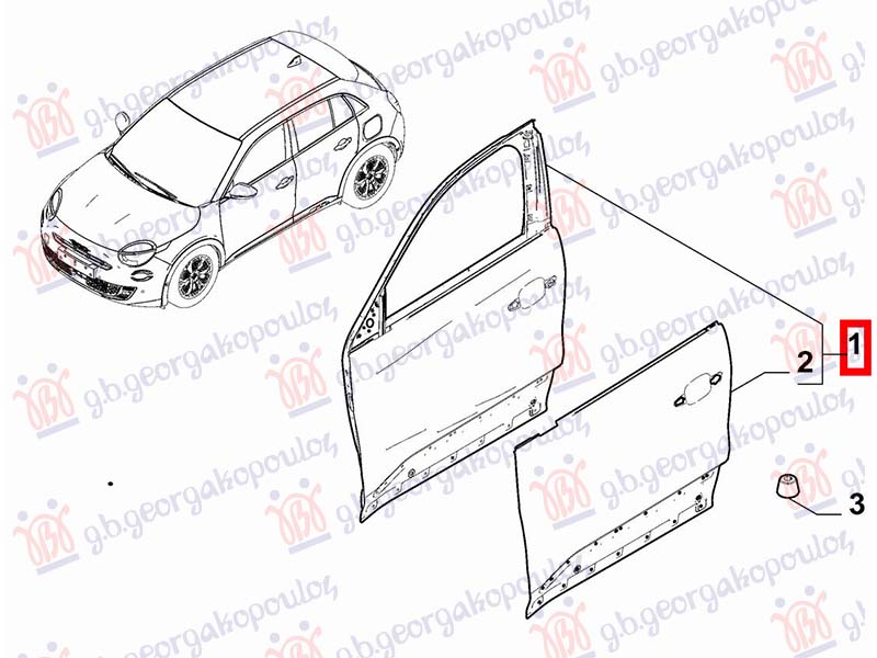 ΠΟΡΤΑ ΕΜΠΡΟΣ (Γ) ΔΕΞ