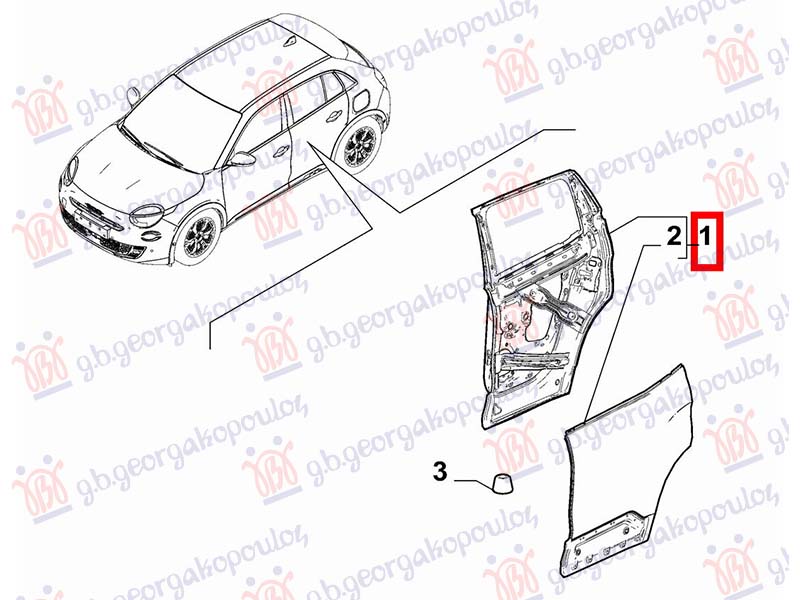 ΠΟΡΤΑ ΠΙΣΩ (Γ) ΔΕΞ