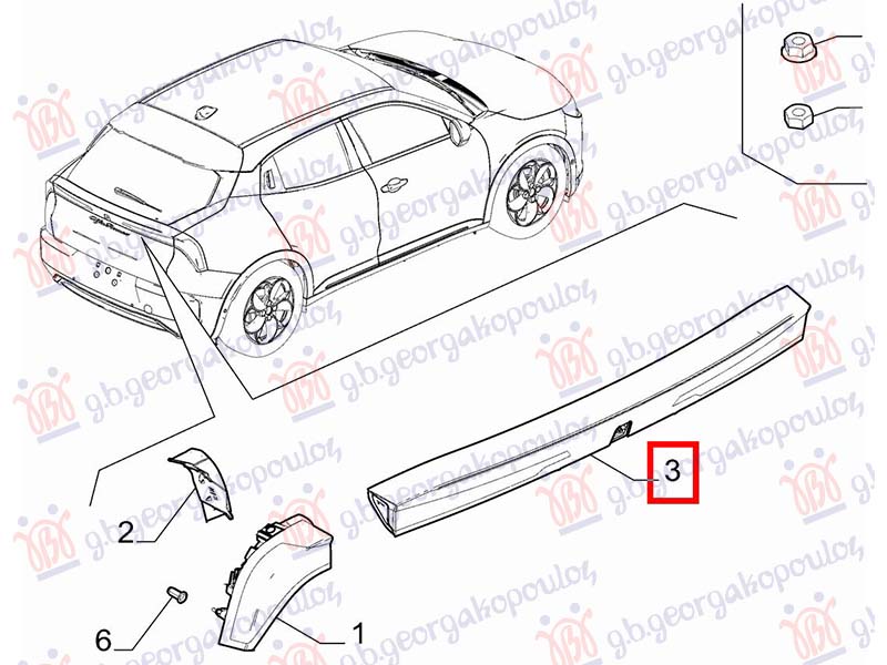 ΦΑΝΟΣ ΠΙΣΩ ΜΕΣΑΙΟ (Γ)
