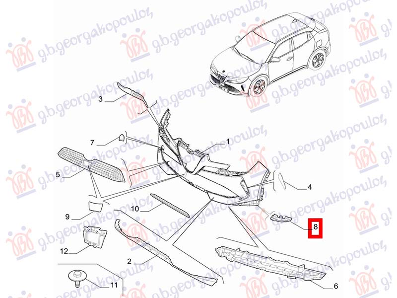 ΣΠΟΙΛΕΡ ΠΡΟΦΥΛΑΚΤΗΡΑ ΕΜΠΡΟΣ ΑΚΡΑΙΟ (Γ) ΑΡ